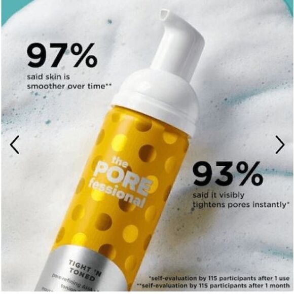 Benefit Cosmetics The POREfessional Tight ’n Toned Pore-Refining AHA+PHA Toner - Picture 10 of 11